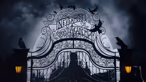Wednesday (2022) Set backdrop