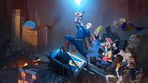 The Boys Presents: Diabolical (2022) Set backdrop