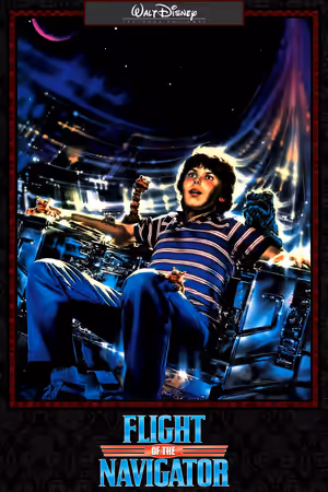 Flight of the Navigator (1986) Set poster