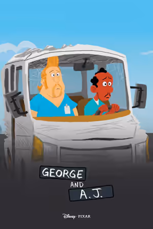 George and A.J. (2009) Set poster