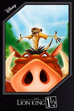 The Lion King 1½ poster