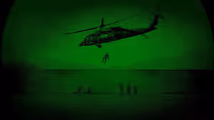American Manhunt: Osama bin Laden (2025) Set backdrop
