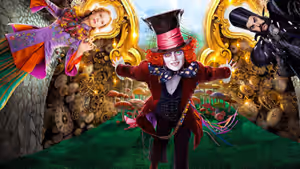 Alice Through the Looking Glass backdrop