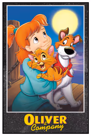 Oliver & Company (1988) poster