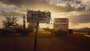 Trainwreck: Storm Area 51 (2025) Set backdrop