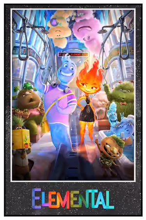 Elemental (2023) poster