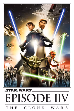 Star Wars: The Clone Wars (2008) Set poster