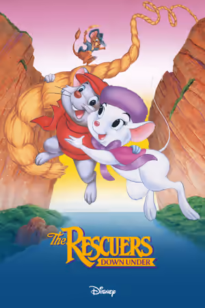 The Rescuers Down Under poster