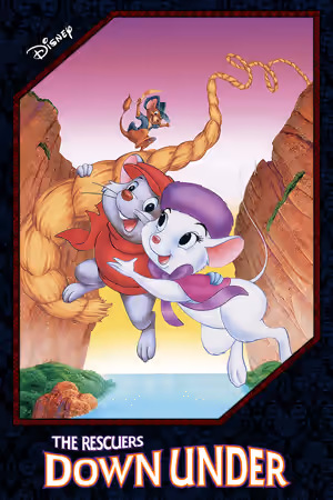 The Rescuers Down Under poster