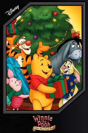 Winnie the Pooh: A Very Merry Pooh Year (2002) Set poster