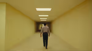 Backrooms (2026) Set backdrop