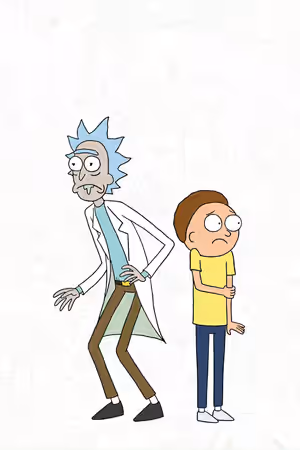 Rick and Morty (2013) - Textless poster
