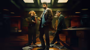 Dept. Q (2025) Set backdrop
