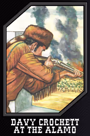 Davy Crockett at the Alamo poster