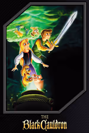 The Black Cauldron (1985) Set poster