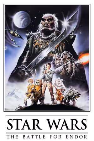 Ewoks: The Battle for Endor (1985) Set poster