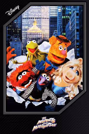The Muppets Take Manhattan (1984) Set poster