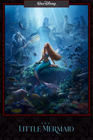 The Little Mermaid (2023) Set poster