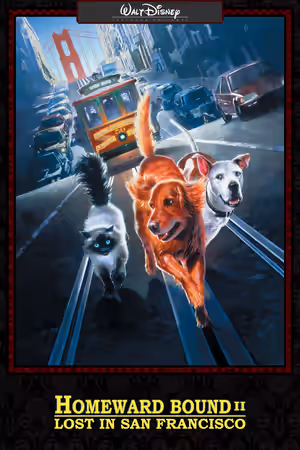 Homeward Bound II: Lost in San Francisco poster