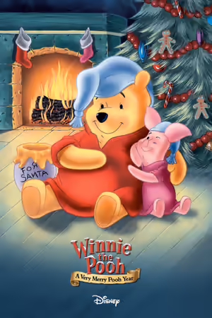 Winnie the Pooh: A Very Merry Pooh Year (2002) Set poster