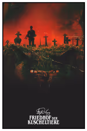 Pet Sematary (1989) - German - Friedhof der Kuscheltiere poster