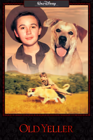 Old Yeller (1957) Set poster