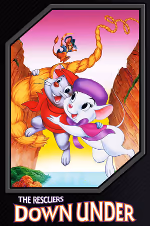 The Rescuers Down Under poster