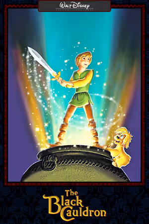 The Black Cauldron (1985) Set poster