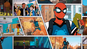 Your Friendly Neighborhood Spider-Man (2025) Set backdrop