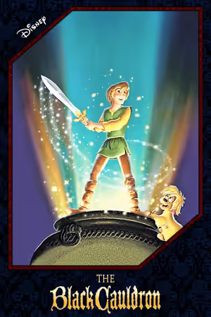 The Black Cauldron (1985) Set poster