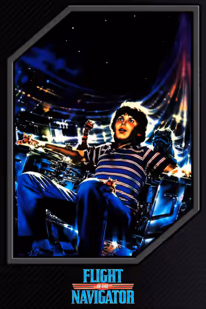 Flight of the Navigator (1986) Set poster