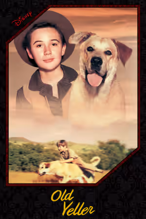 Old Yeller (1957) Set poster