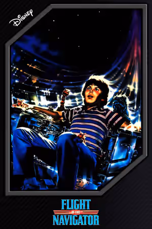 Flight of the Navigator (1986) Set poster