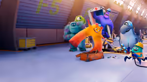 Monsters at Work (2021) Set backdrop
