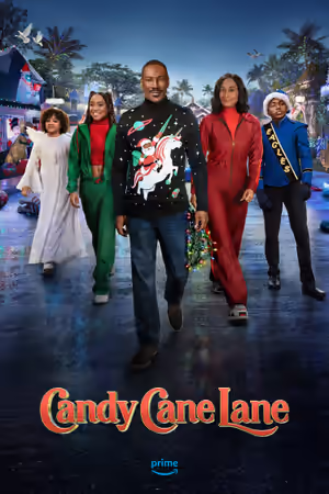 Candy Cane Lane (2023) Set poster