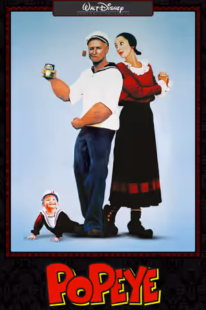 Popeye (1980) Set poster