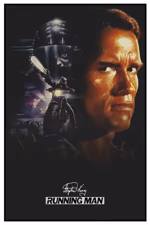 The Running Man (1987) poster