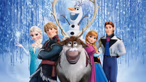 Frozen backdrop
