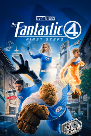 The Fantastic 4: First Steps • Marvel Studios Logo poster