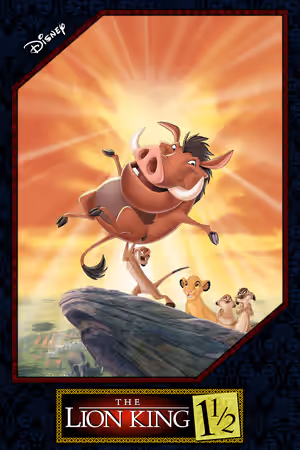 The Lion King 1½ poster