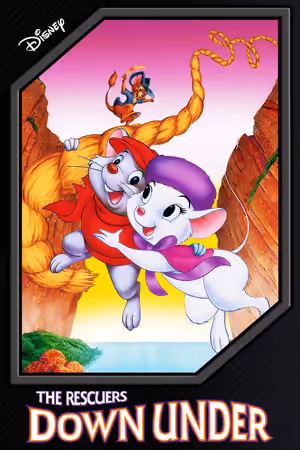 The Rescuers Down Under poster
