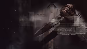 I AM A KILLER (2018) Set backdrop