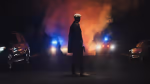 American Manhunt: The Boston Marathon Bombing (2023) Set backdrop