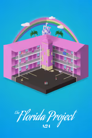 The Florida Project (2017) Set poster