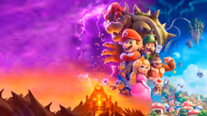 The Super Mario Bros. Movie (2023) Set backdrop