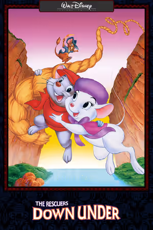 The Rescuers Down Under poster