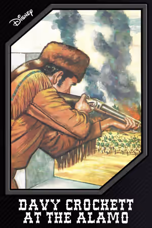 Davy Crockett at the Alamo poster
